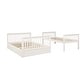 preview thumbnail 57 of 56, Twin Over Full Wood Bunk Bed with Storage Drawers and Ladder