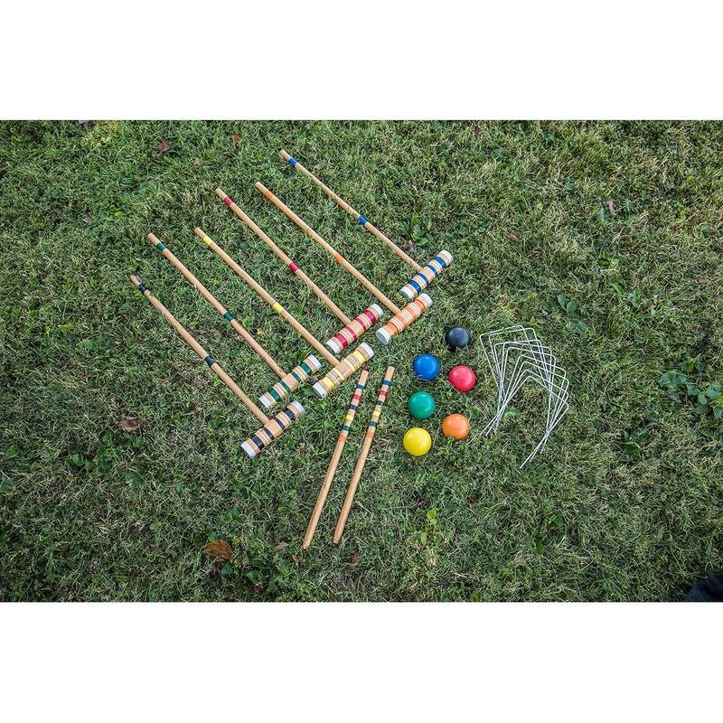 Six Player Croquet Sets with 6 Wood Mallets Bed Bath & Beyond 40276149