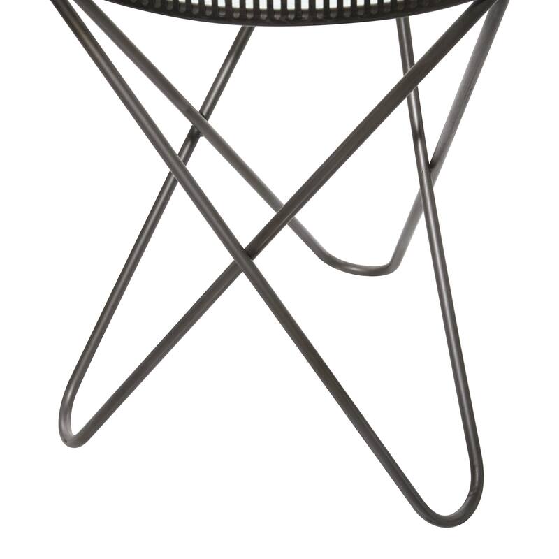 Metal Accent Table - Set of 2 Gray - Roche River Decor