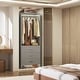 preview thumbnail 11 of 81, Cimly Closet System with Wood Drawers and Hanging Rods, Organizer Wardrobe for Walk-in and Reach-in Closet