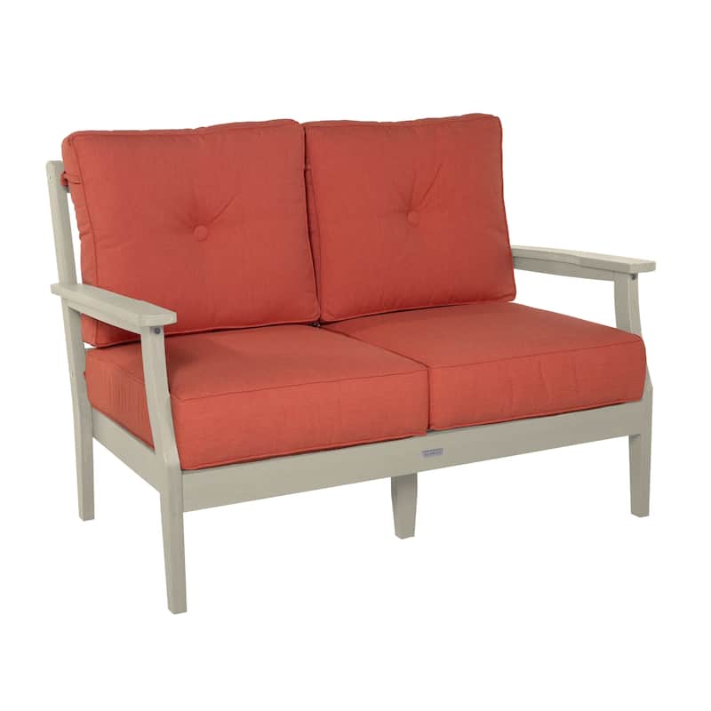 HIGHWOOD Lehigh Deep Seating Loveseat - Canvas Persimmon