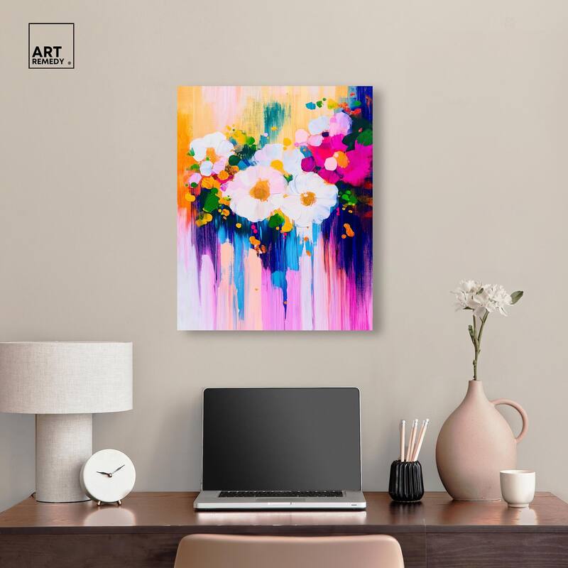 Contrast of Purity I Canvas by Art Remedy, Gallery Wrapped