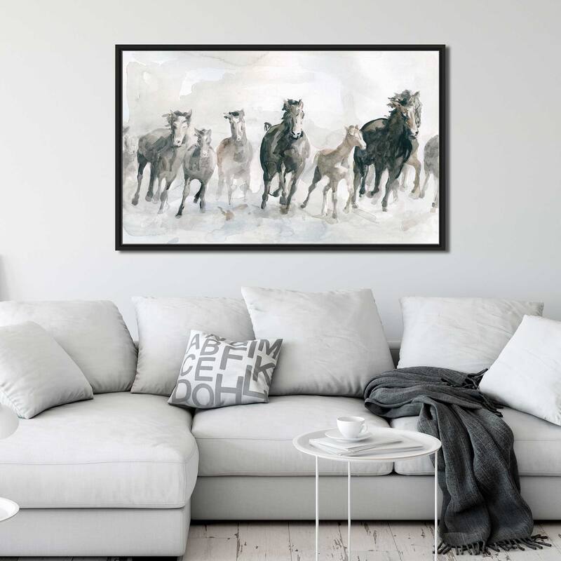 "Running Wild" by Carol Robinson Print on Floating Canvas