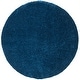 preview thumbnail 62 of 140, SAFAVIEH August Shag Solid 1.2-inch Thick Area Rug 11' Round - Navy