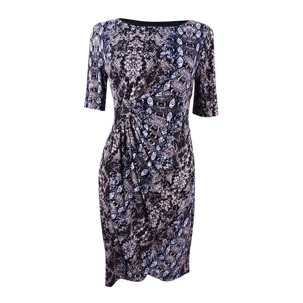 black sarong dress