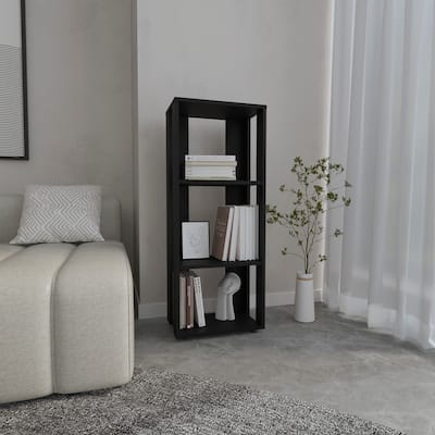 Office Library, 3 Shelves with durable engineered wood,FSC Certified CPSIA Compliant