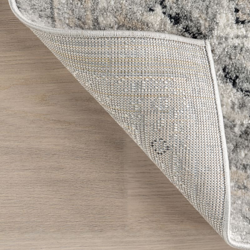 Nuloom Gena Distressed Transitional Medallion Area Rug