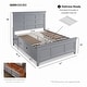 preview thumbnail 33 of 31, Furniture of America Saer 5-Piece Storage Platform Bedroom Set with USB Port