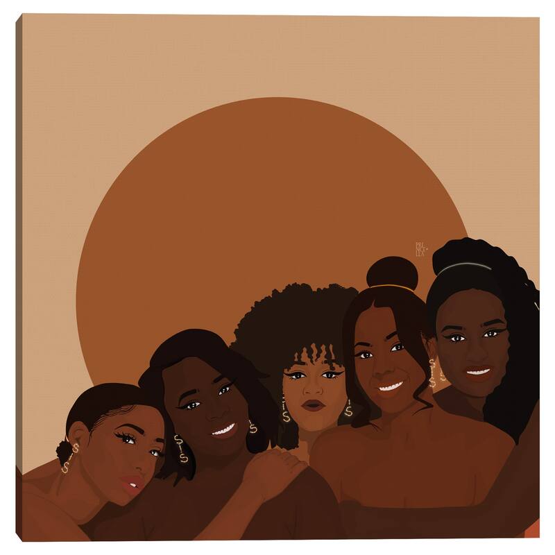 Sisterhood by Princella Canvas Art Print