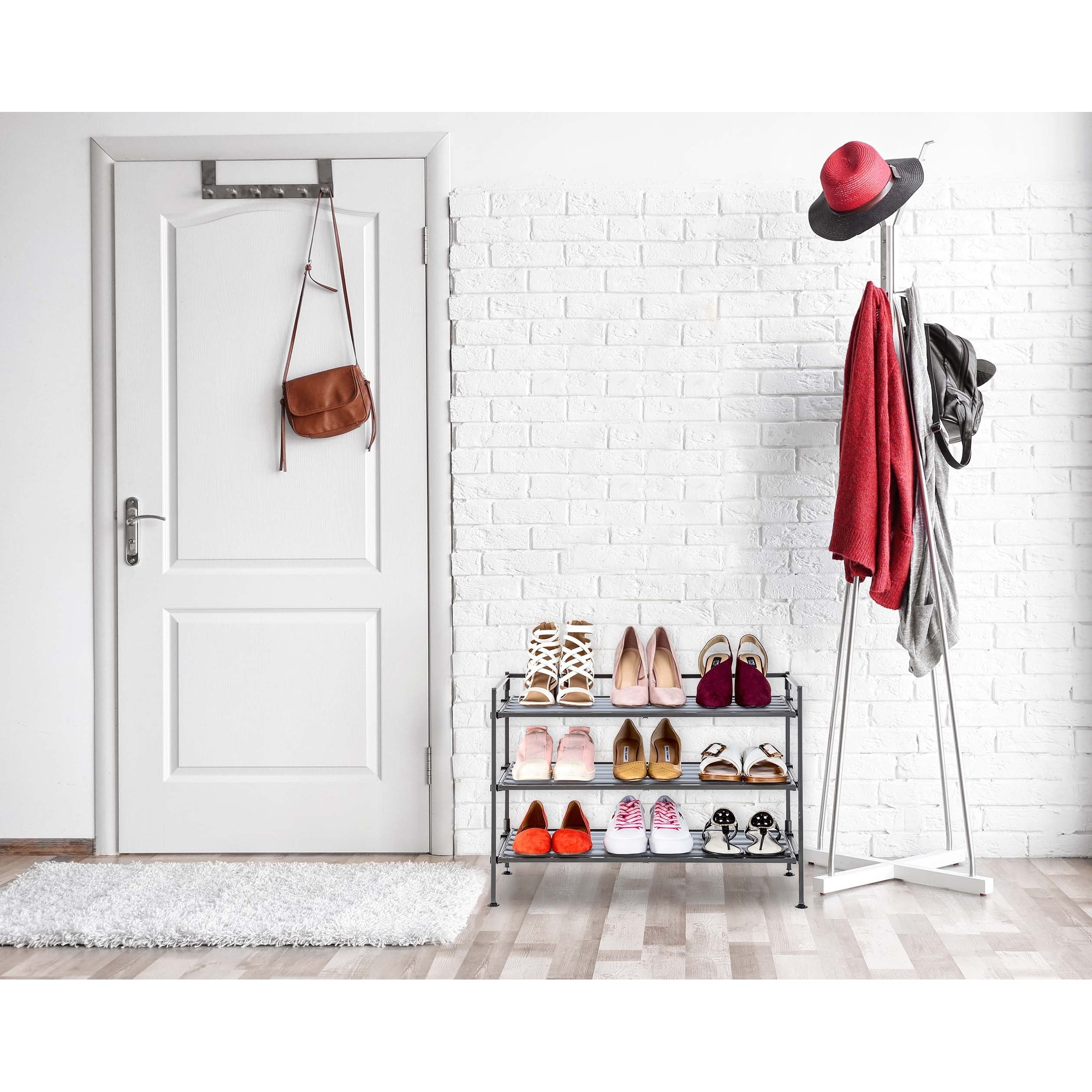 Seville 3 discount tier shoe rack