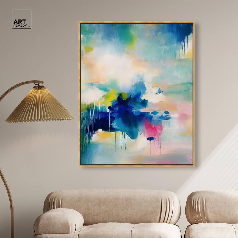 Prismatic Weeps Color II Canvas by Art Remedy