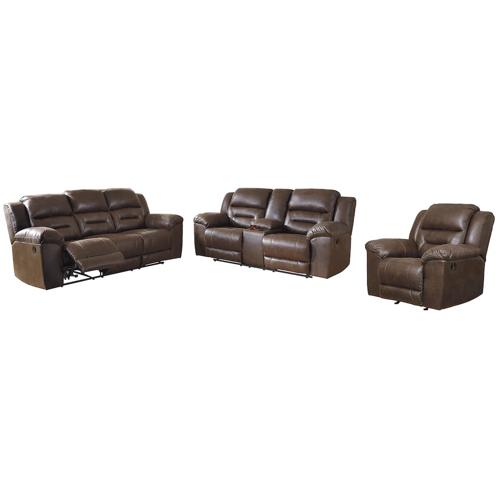 Signature Design by Ashley Stoneland 3-Piece Upholstery Package - 90" W x 41" D x 42" H