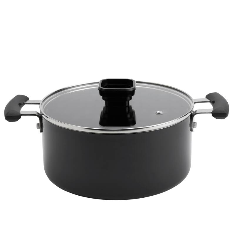 Denmark Tools for Cooks 7PC Nonstick Aluminum Cookware Set, Black