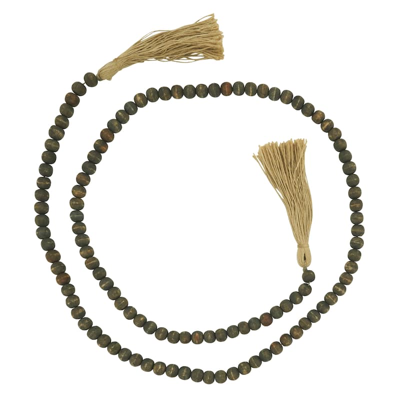 Bead Design Wood Garland