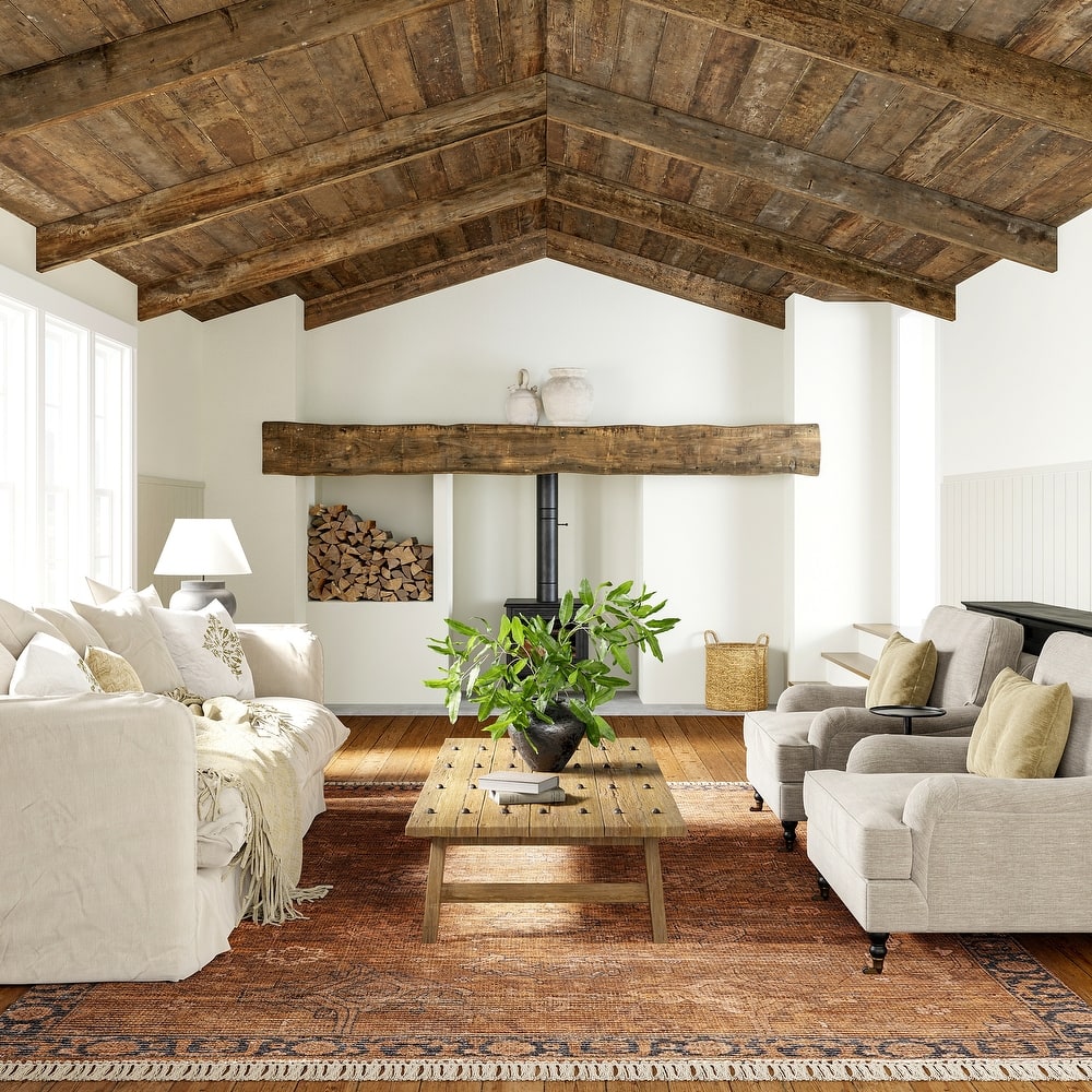 Marigold Vintage Tasseled Area Rug