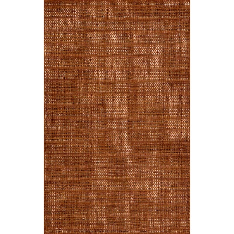 Addison Montana Flat Woven Wool Area Rug - 2' 3" x 7' 6" - Spice/Rust - Runner