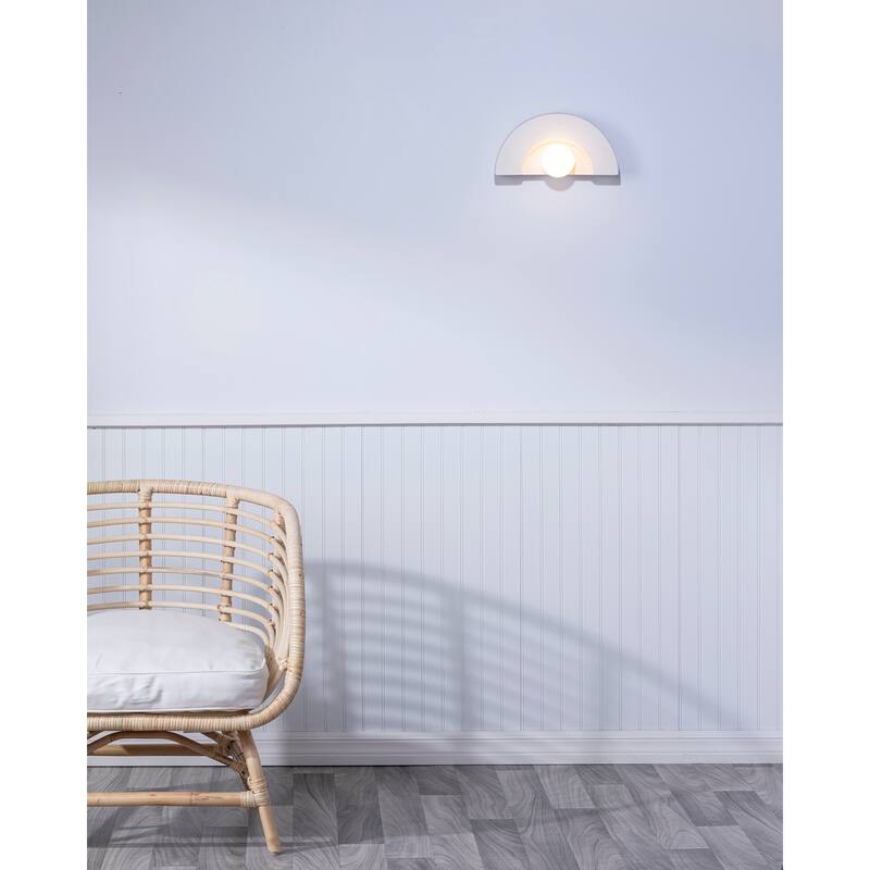 Ceramic Crescent Wall Sconce