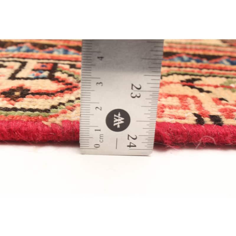 ECARPETGALLERY Hand-knotted Andelz Red Wool Rug - 3'0 x 5'1