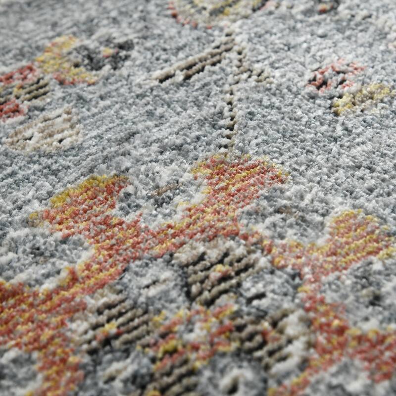 Lanfar Larata Gray Polyester Blend Area Rug