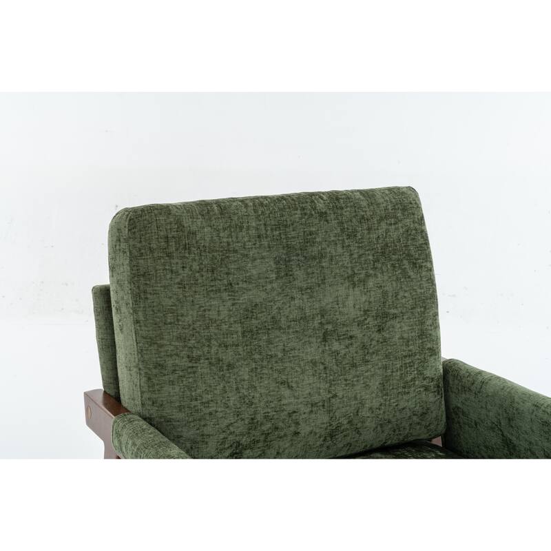 Mid-Century Modern Accent Chairs ,Modern Accent Chair,Chair with Soft Waist Cushion,Ergonomic Lounge Chairs
