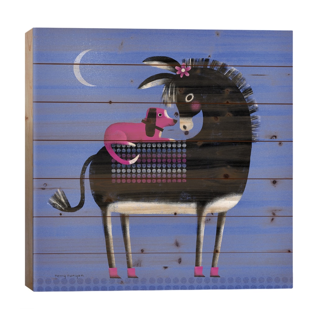 Observed Passenger Print On Wood by Terry Runyan - Multi-Color