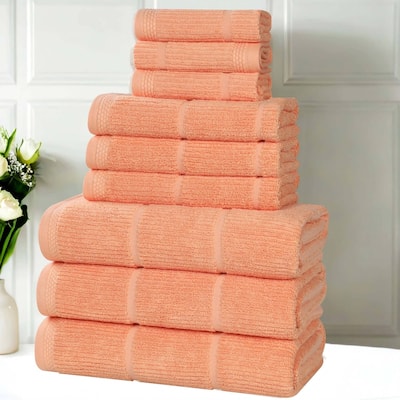 Superior Milo Smart Twist Viscose Cotton Blend 9 Piece Towel Set