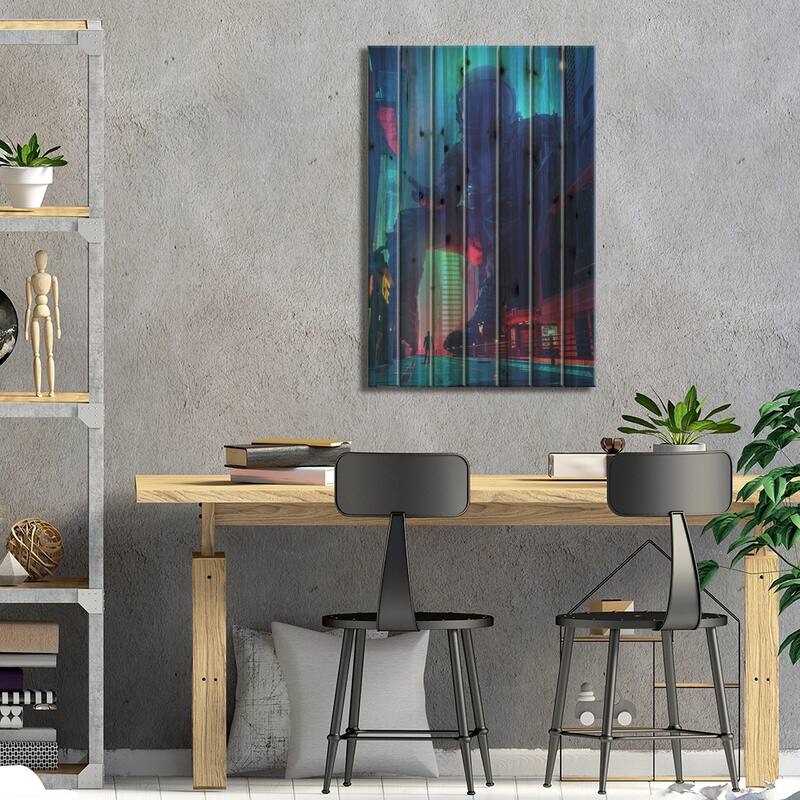 The Invitation Print On Wood by Nicebleed - Multi-Color