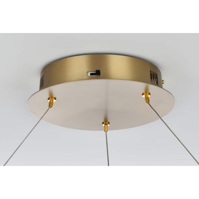 Indigo Home 24 inch Adjustable LED chandelier