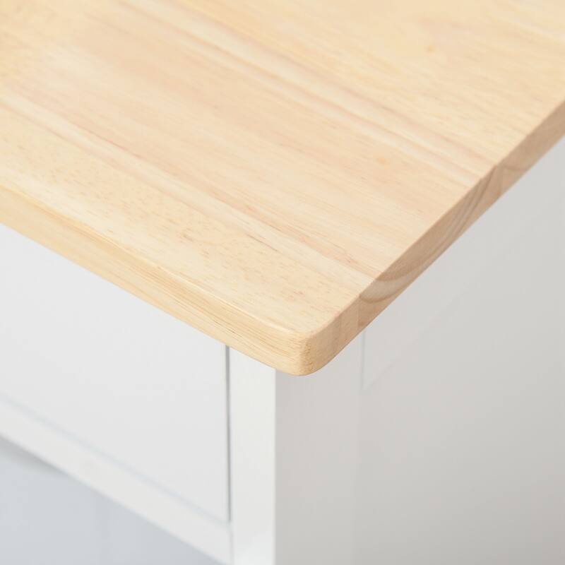 Removable Kitchen Island with Wine Bottle Rack, 9 Bottles Wine Bakers Rack, Coffee Bar Cabinet for Kitchen Home Bar