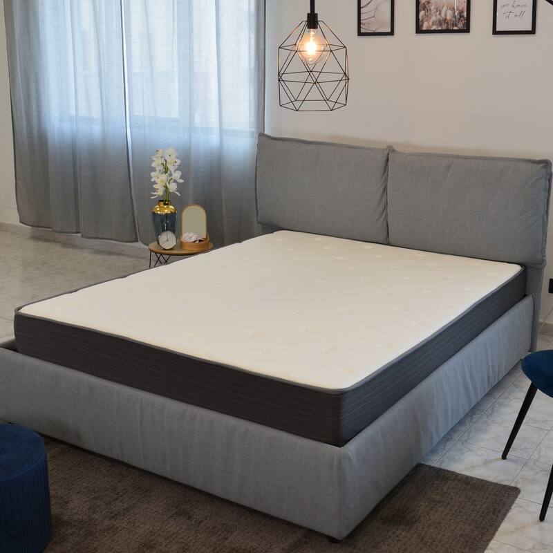 Equilibria 8 in. Medium Memory Foam & Pocket Spring Hybrid Bed in a Box Mattress