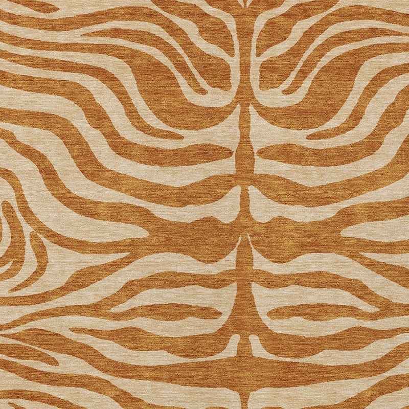 HomeRoots Animal Print Transitional Rectangle Outdoor Rug