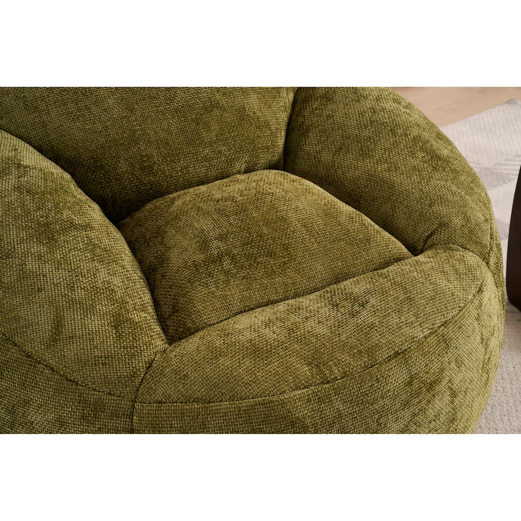 Foam Bean Bag Chairs for Adults/Teens with Filling,Bean Bag Lazy Sofa with Ultra Soft Chenille Cover, Bean Bag,Indoor &