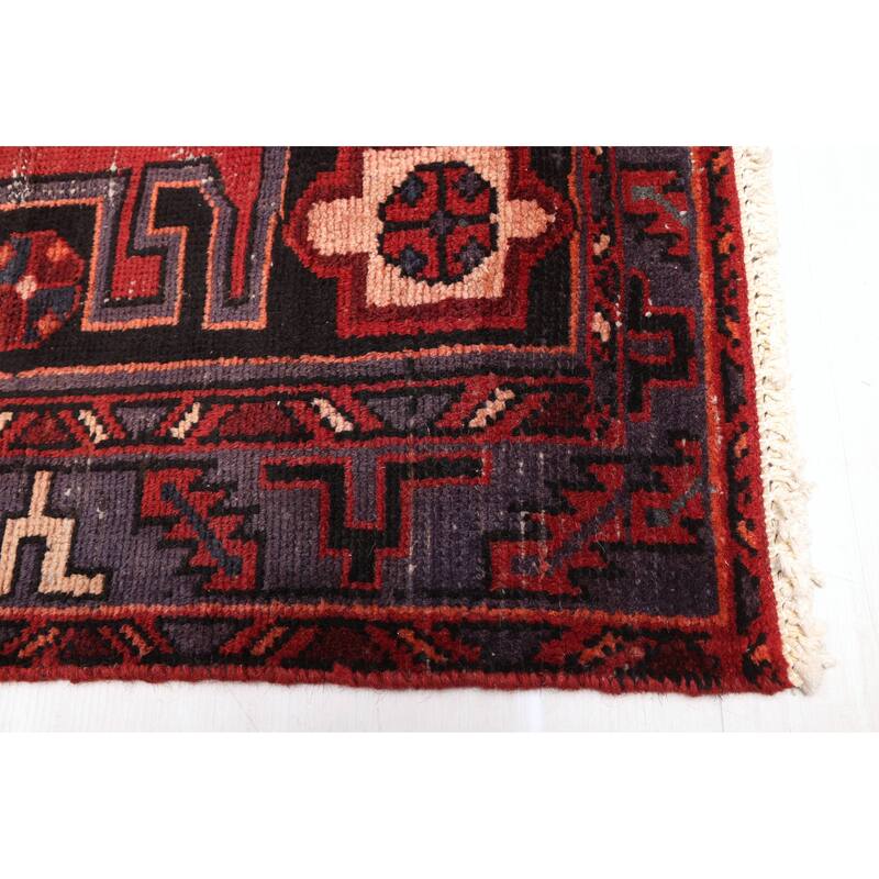 ECARPETGALLERY Hand-knotted Antalya Vintage Red Wool Rug - 4'2 x 6'3