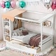 preview thumbnail 2 of 25, Modern Twin Size House Bed with Two Drawers and Built-in Wardrobe and Sturdy Construction