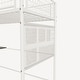 preview thumbnail 19 of 33, Twin Sized Loft Metal Bed with Desk,Multi-functional Storage Design
