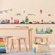 preview thumbnail 1 of 6, Walplus London Car Transport Wall Sticker Kids Nursery Decor Art Decal