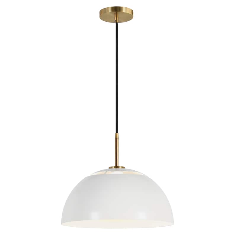 Jordyn 16" Wide Pendant with Metal Shade