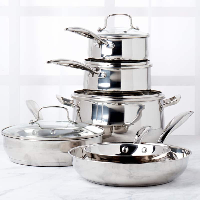 Denmark 10pc Stainless Steel Cookware Set