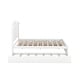preview thumbnail 16 of 25, Wood Queen Size Platform Bed with Twin Size Trundle and 2 Drawers