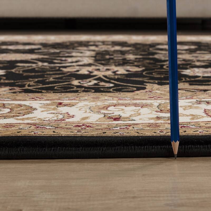 Black 2 ft. x 3 ft. Area Rug - 3' x 2'