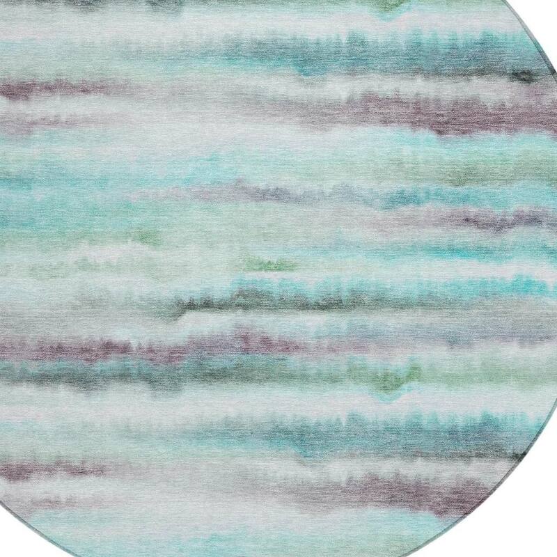 HomeRoots Striped Transitional Rectangle Outdoor Rug