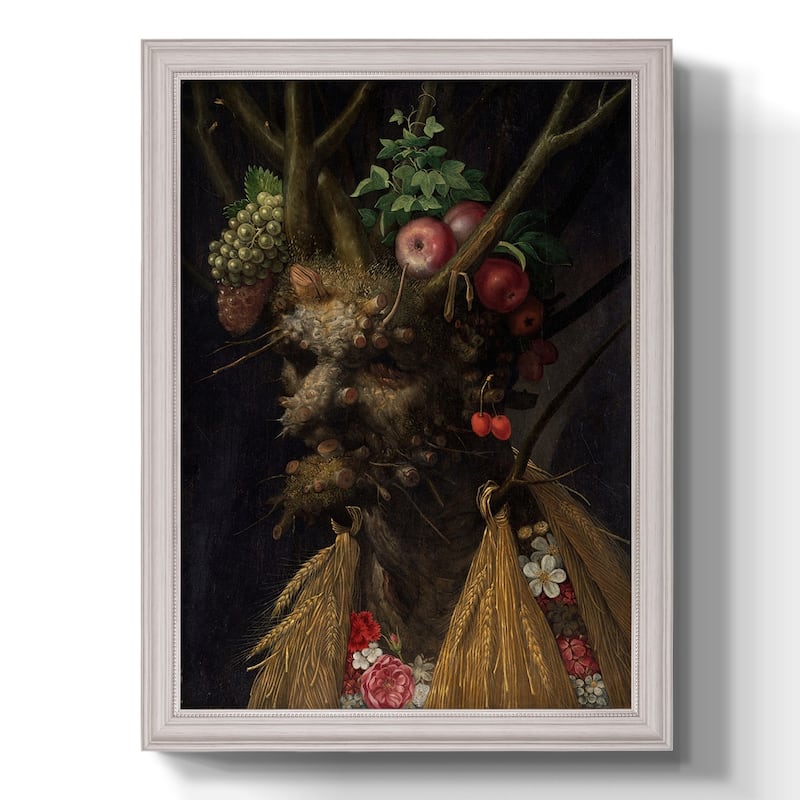 Four Seasons in One Head Premium Framed Canvas- Ready to Hang