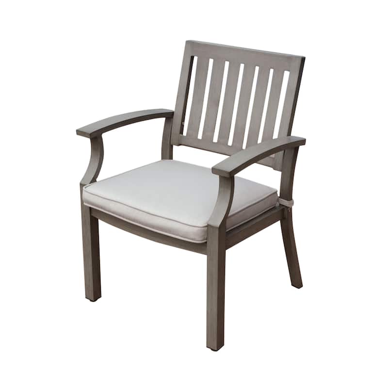 Lombok Outdoor Aluminum Dining Chair (Set of 2) by Christopher Knight Home