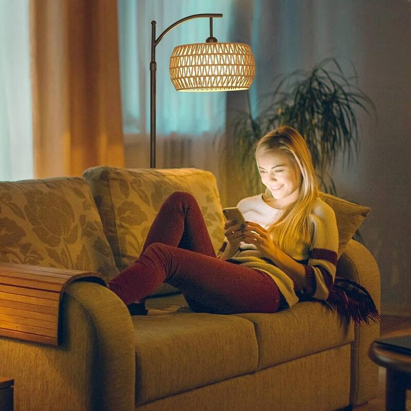 Arc Floor Lamp with Remote Control