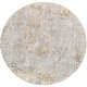 preview thumbnail 7 of 6, Artistic Weavers Dresden Modern Abstract Area Rug 7' 10" x 7' 10" Round - Grey/Beige