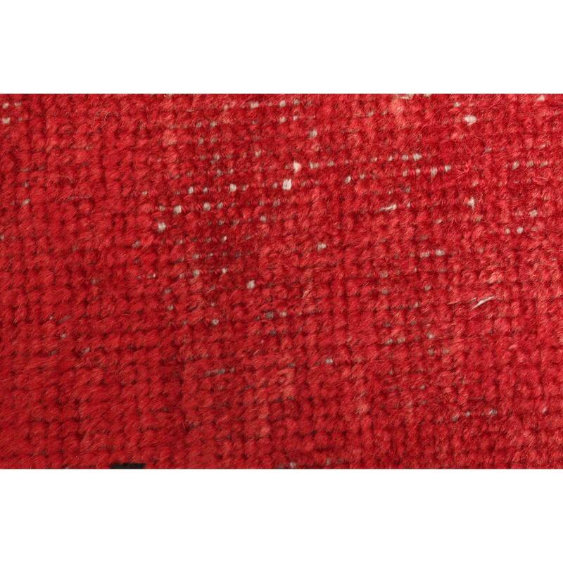 ECARPETGALLERY Hand-knotted Konya Anatolian Red Wool Rug - 3'10 x 8'6