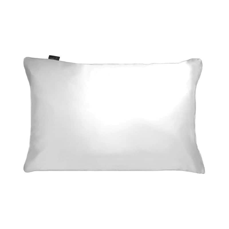 NIGHT 22 Momme 100% Mulberry Silk Pillowcase - White - King