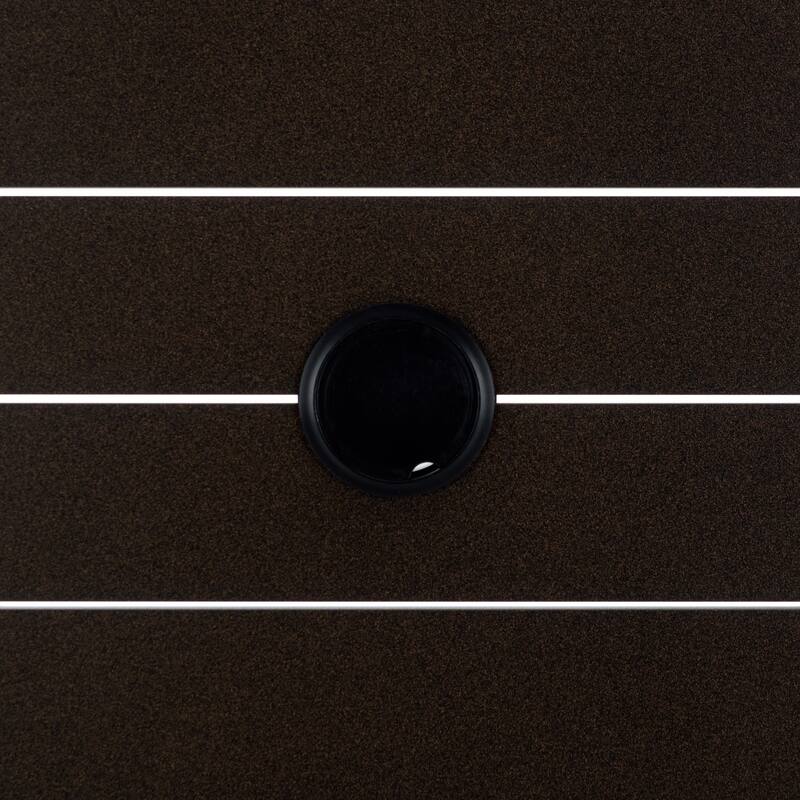 SAFAVIEH Outdoor Living Fash Aluminum Sled Leg Dining Table - 71"W x 34"D x 29"H