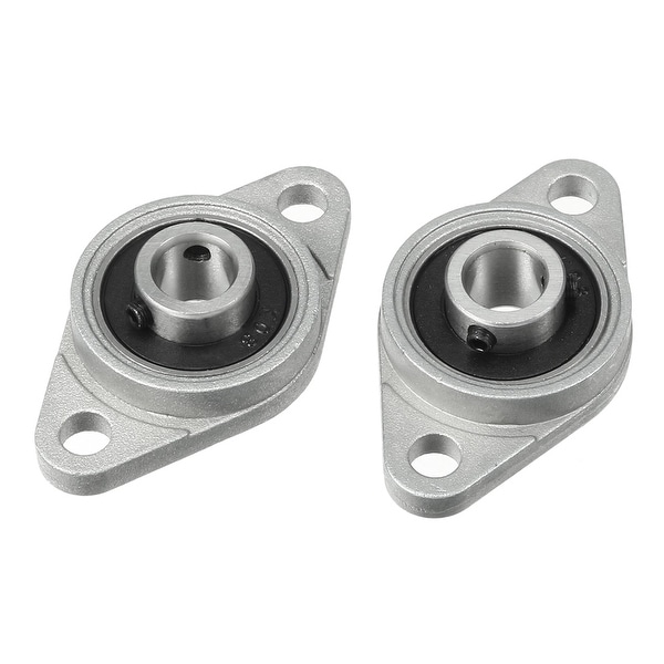 2pcs KFL08 8mm Zinc Alloy Self Aligning Pillow Block Flange Bearing