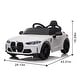 preview thumbnail 42 of 58, 12V Licensed BMW M4 Ride-On Car for Kids with Remote Control, Adjustable Speed, Music, Bluetooth, and Portable Handle